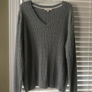 V neck sweater